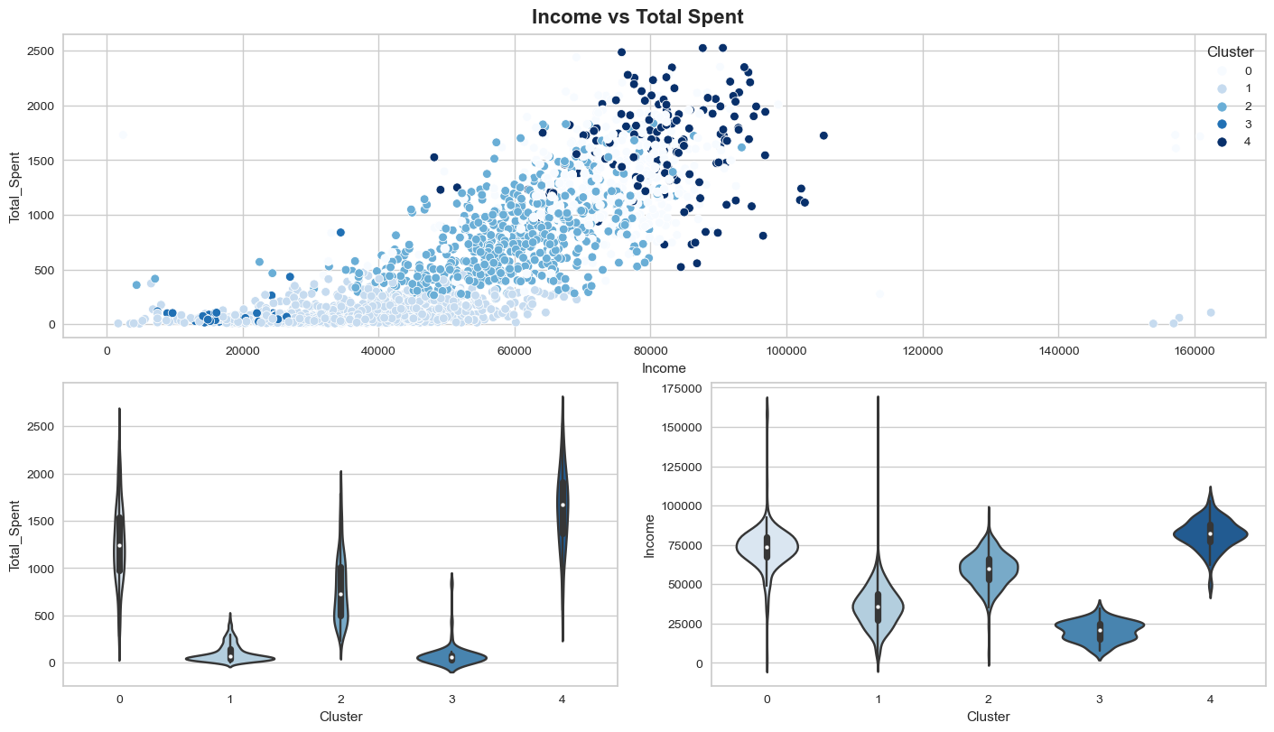 cluster-scatterplot-violinplot