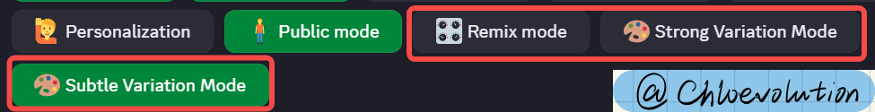 midjourney-remix-settings