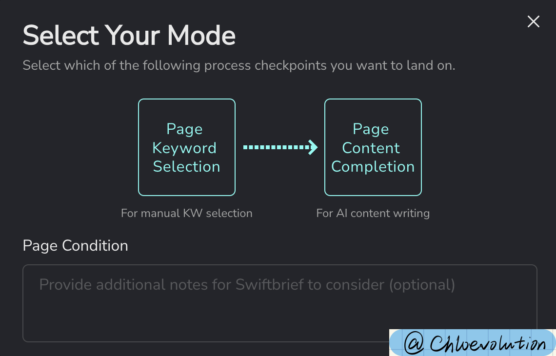 swiftbrief-select-mode